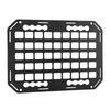 Truck Bed Molle Panel Rack 11x15.3x0.1in Aluminum L Track Cargo Storage Organizer for Cars SUVs Pickup RVs