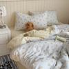 2026 Korean Cartoon Student Cotton 40TC Duvet Cover Set Ins Style Bedding