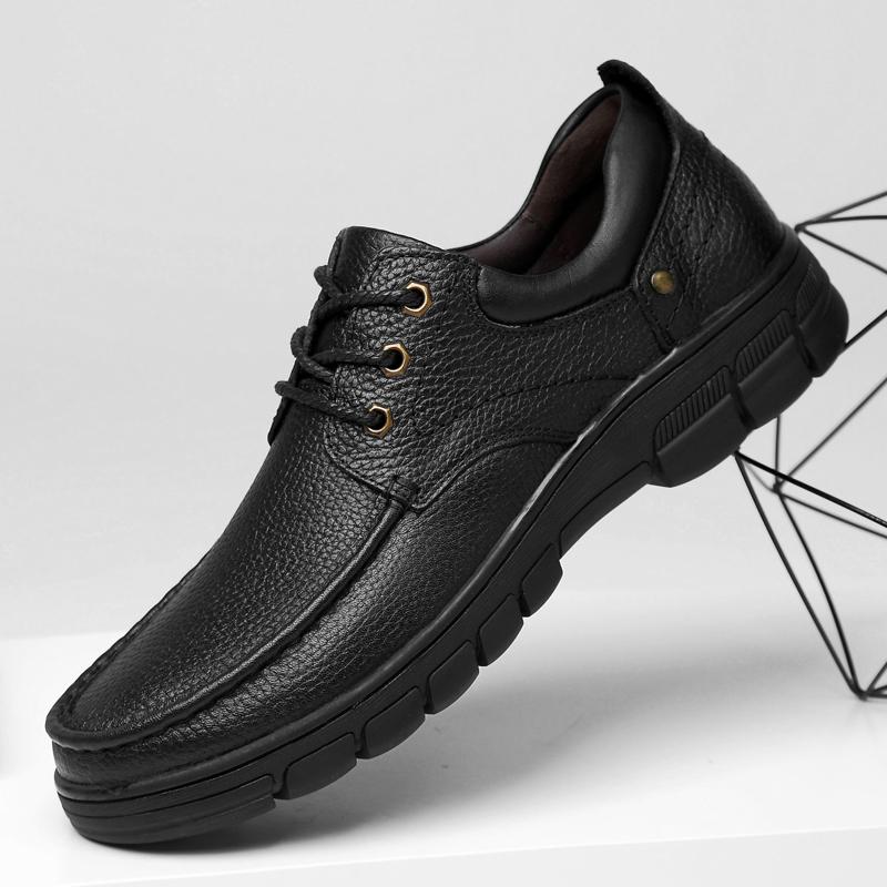 

Большие размеры 38-47, мужские деловые оксфорды из натуральной кожи, роскошные брендовые мужские туфли, повседневные, на шнуровке, для вечернего платья, официальные туфли 42