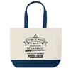 Tote Bag - PLANETEE - Blue Bottom Shopping Bag Podiatrist - Cotton - 40x45 Cm - Made In France