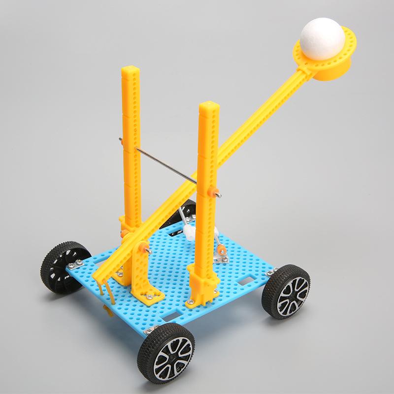 Technology Small Production DIY Stone Car Primary School Students Hand-assembled Scientific Experimental Model Puzzle Science Teaching Aids