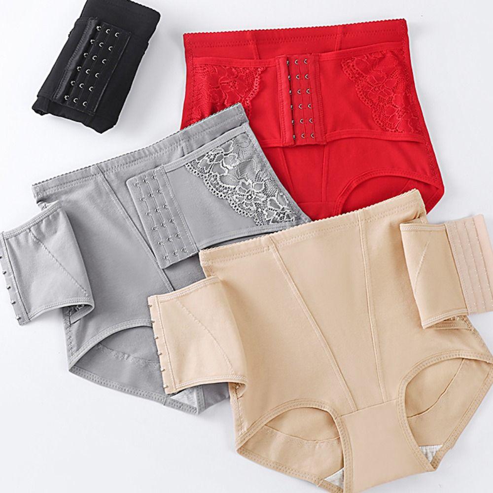 

Lace Flower Postpartum Body Shapers Shapewear Seamless Underwear Women Female M сірий