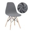 Velvet And Polar Fleece Fabric Shell Chair Cover Stretch Scandinavian Chair Covers Dining Seat Cover For Hotel Home Living Room