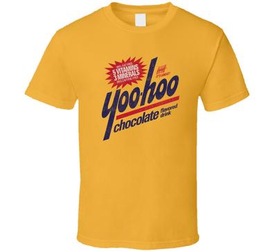 Yoo-hoo, Maglietta, Cioccolato, Bevanda, Retrò, Yoohoo, Logo, Bevanda