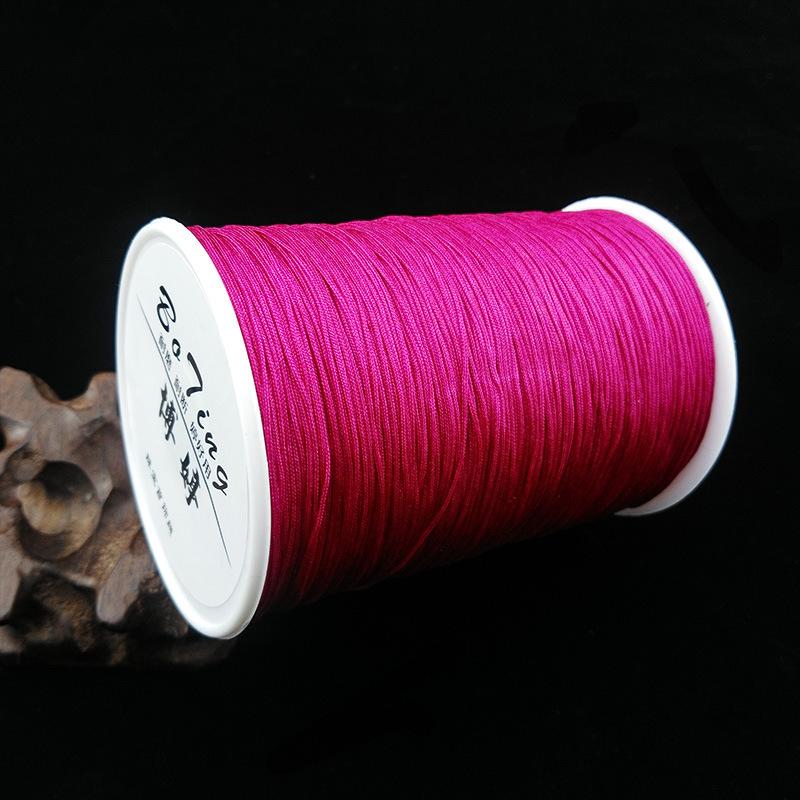 Boting Jade 72: Fil Rouge 500m pour Bracelets et Colliers Tissés DIY