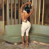 Spring/Summer 2026 European & American Women's Sexy Deep V-Neck Backless Slim-Fit Jumpsuit
