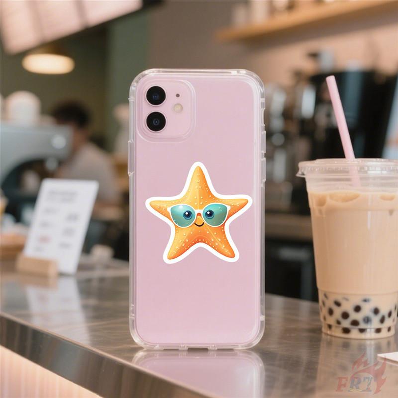 50Pcs/Set Starfish Emoji Series 01 Stickers DIY Fashion Waterproof Doodle Decals Stickers