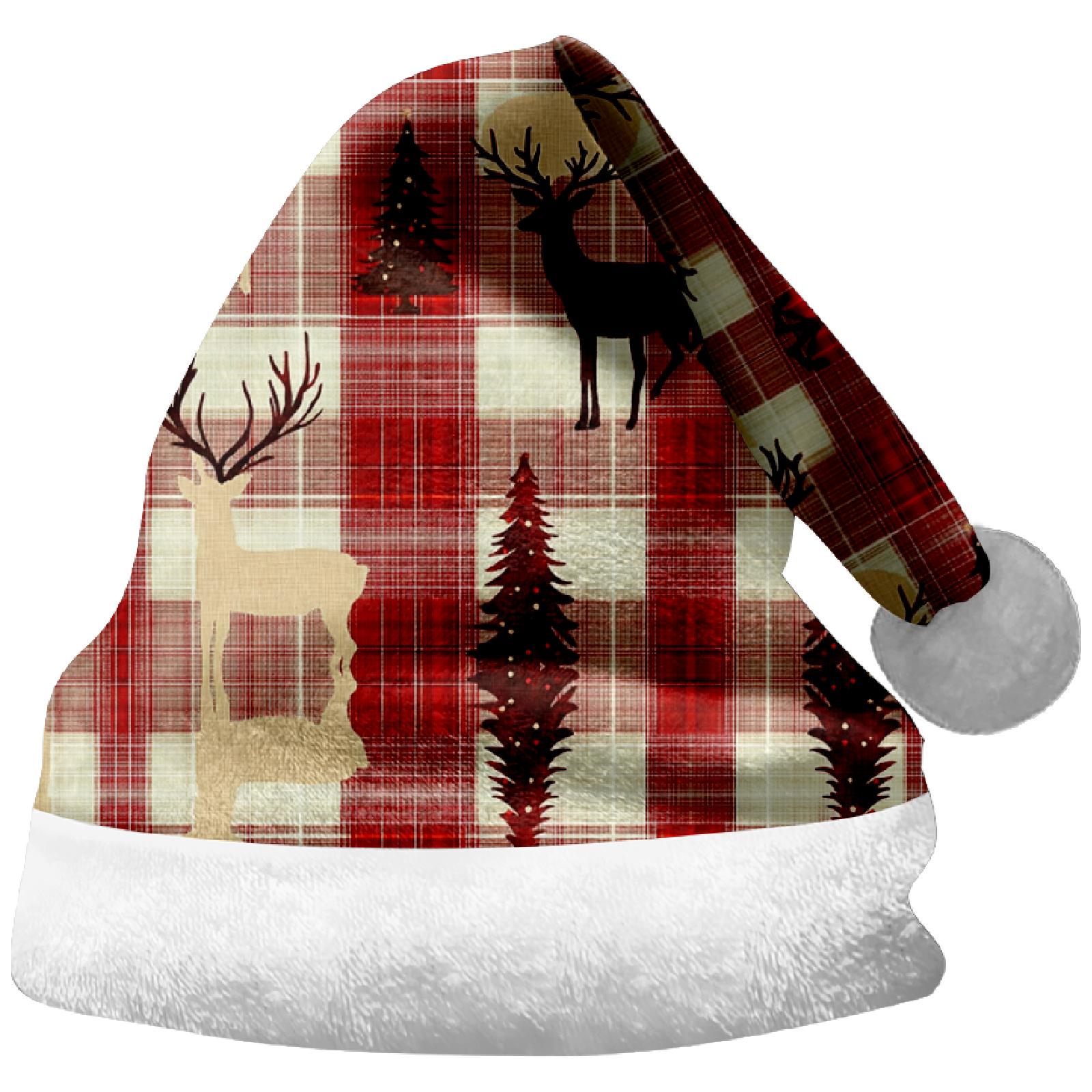 

Забавные рождественские шапки, товары для рождественской вечеринки, праздничные шапки S красный