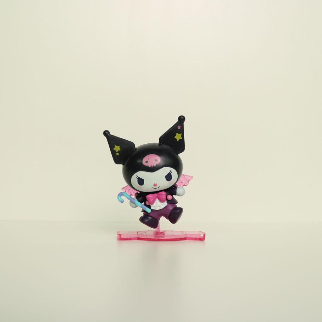 6 Purple Egg-Smashing Kuromi Figure Dolls - Creative Melody Toy Gift