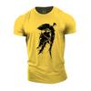 Men's 3D Short Sleeved T-shirt with Spartan Pattern