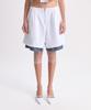 GYEONG Layered Shorts_White