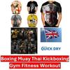 Retro Knights Templar Warrior United Kingdom British UK Britain England Muay Thai MMA Boxing T-shirt 3D Print Unisex Training Fitness Workout Sport