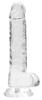 Crystal Clear Dildo 14 X 3.5cm Transparent - Real Rock Crystal - TRANSPARENT DILDO