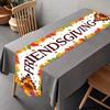 Friendsgiving Table Runner Thanksgiving Table Runner Pumpkin Maple LeavesTurkey Tablecover for Thanksgiving Friendsgiving Party Decorations 73x14inch
