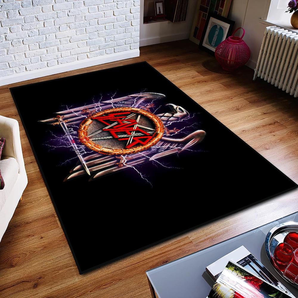 Band S-Slayer k-Kerry King Small Carpet Anti-Slip Kitchen Bedroom Handmade Tufted Rug Carpet Living Room Entrance Decoration