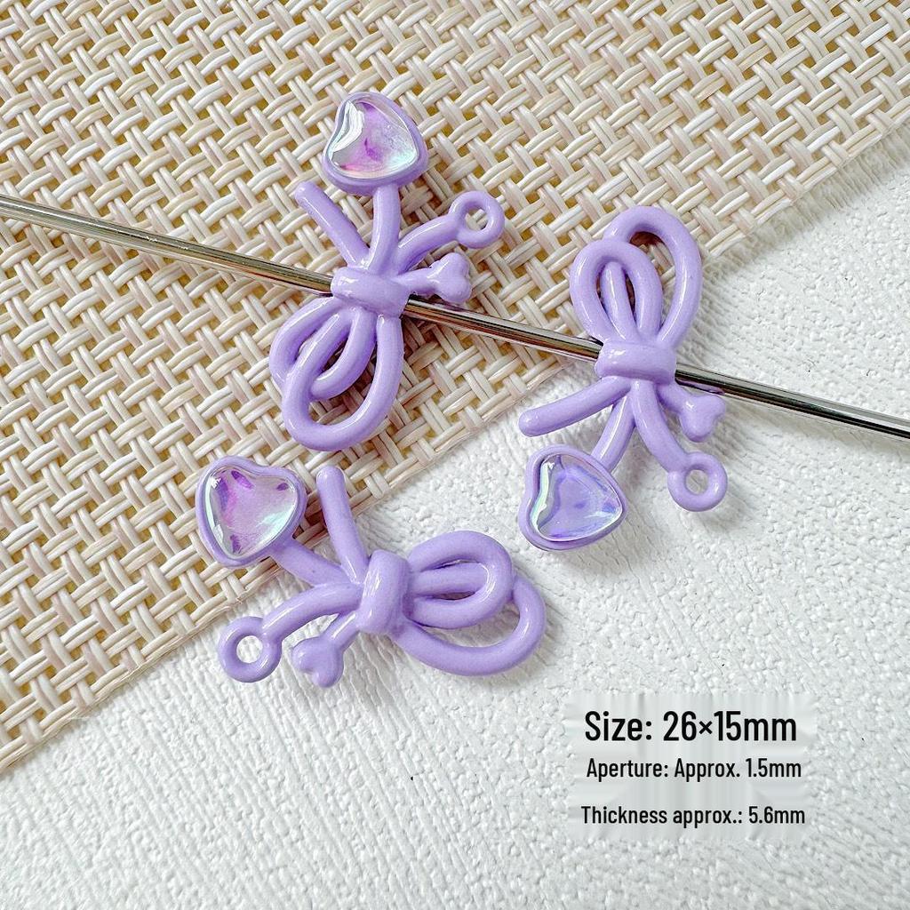 Macaron Color Bow Beads: DIY Bracelet Necklace Hair Accessories