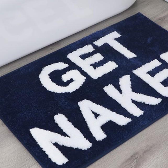 Tappetino Creativo in Imitazione Cashmere Antiscivolo per Pavimento del Bagno - Assorbente d'Acqua e Resistente allo Sporco Zerbino per Ingresso