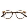 Ultralight Round Fashion Myopia Eyeglass Frames with Full Rim and Age-Reducing Design.