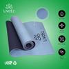 Premium Eco-Friendly Reversible TPE Yoga Mat for Men and Women.  (6mm)