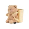 Cute Cartoon Capybara Plush Car Tissue Box Storage Bucket