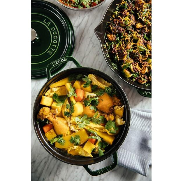 Cocotte Zwilling Staub, Round, 24 Cm, Basil Green, 3.8 L (40509-356-0)