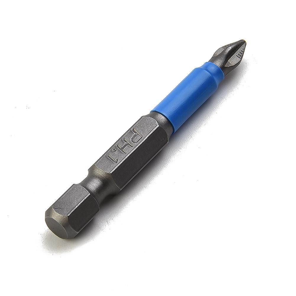 Magnetic Screwdriver Bits Single Head PH1/PH2/PH3/PZ1/PZ2/PZ3 Alloy Steel 10pcs