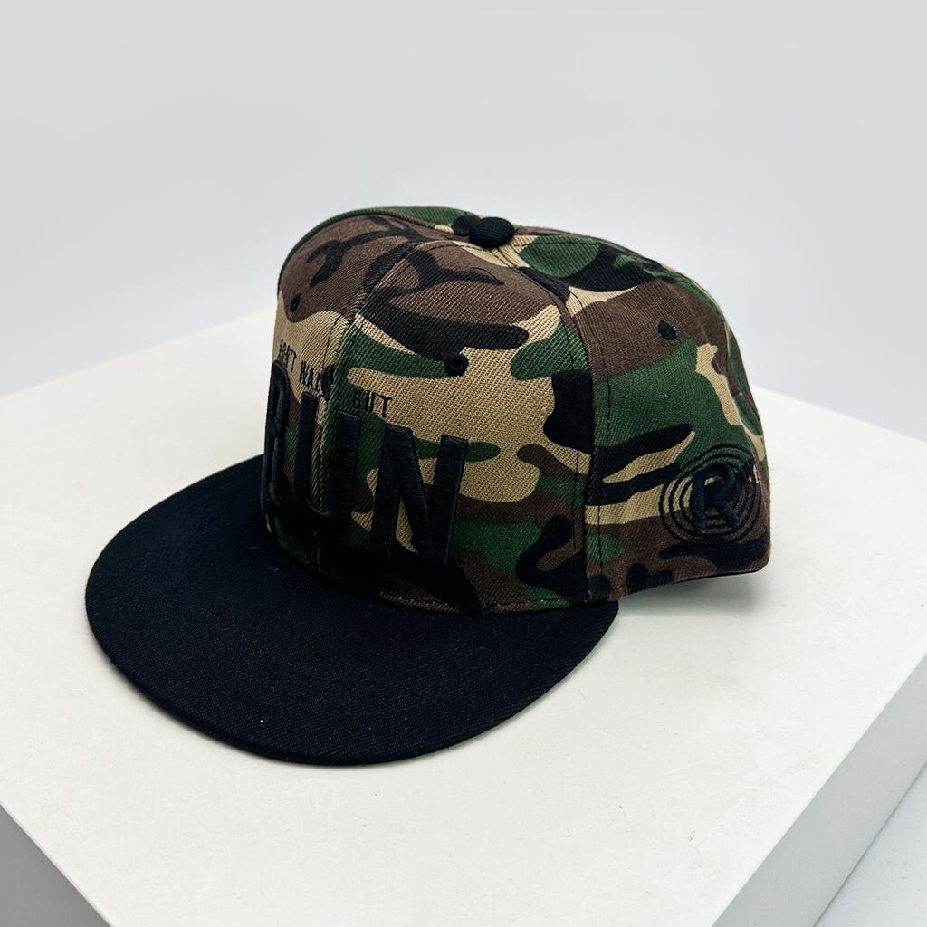 And Women Embroidered Run Letter Prints Baseball Caps Color Contrast Sun Protection Hip Hop All-Match Trucker Caps Flat Brim Fashion Personalized