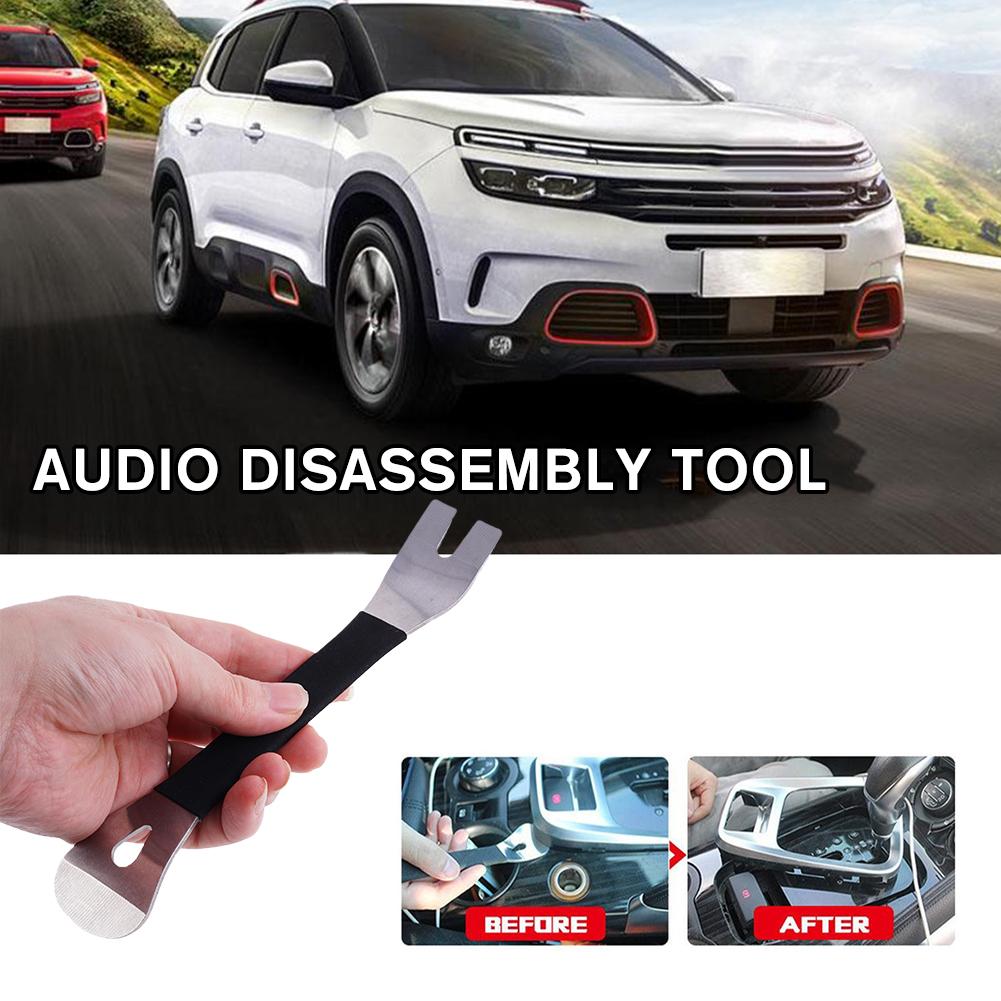 Stainless Steel Trim Removal Tool For Interior Door Panel Audio Terminal Fastener Removal Two-end Trim Removal D2L7