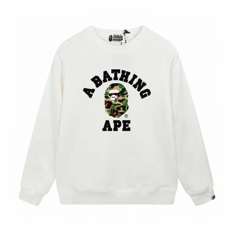 Herrtröja med lång ärm, boktryck och frotté - Höst/Vinter Casual Pullover Trendig Topp