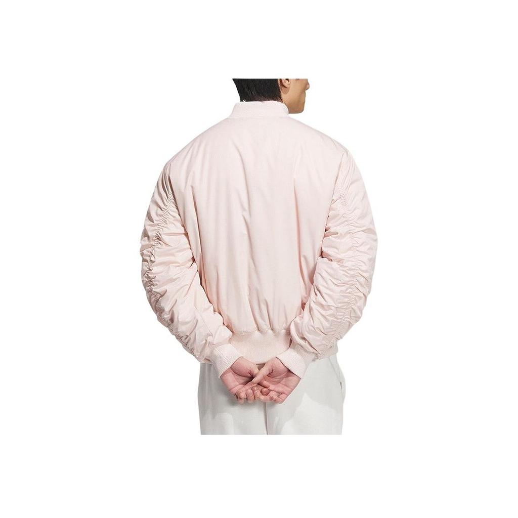 adidas Originals Logotipo Užtraukiama Sportinė Striukė Su Stovu Laisva Ilgomis Rankovėmis Unisex Striukė Miracle-Quartz JL8382