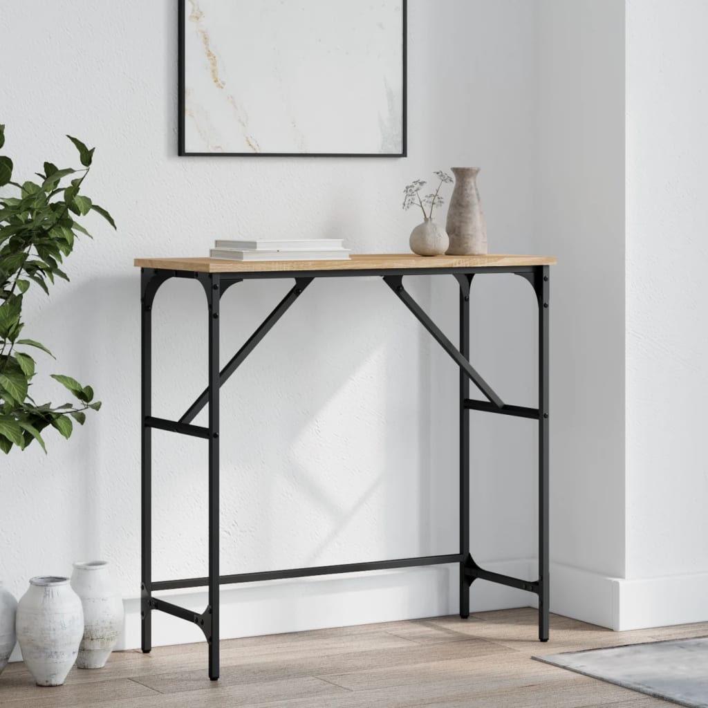 Vidaxl Console Table, Sonoma Oak, 75X32X75 Cm