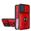 Armor Camera Protect Card Slot Ring Case For iPhone 14 13 12 11 Samsung Galaxy A53 A23 S22 S21 Redmi 10C OPPO Realme A54 A94 Vivo V23E Moto G200 Cover