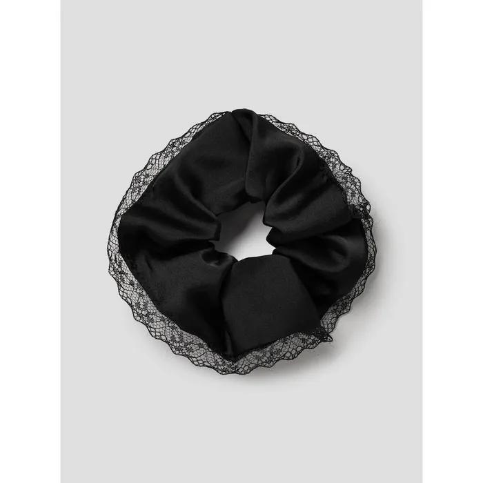[8 Seconds] Lace Satin Scrunchie Black (356796AM55)