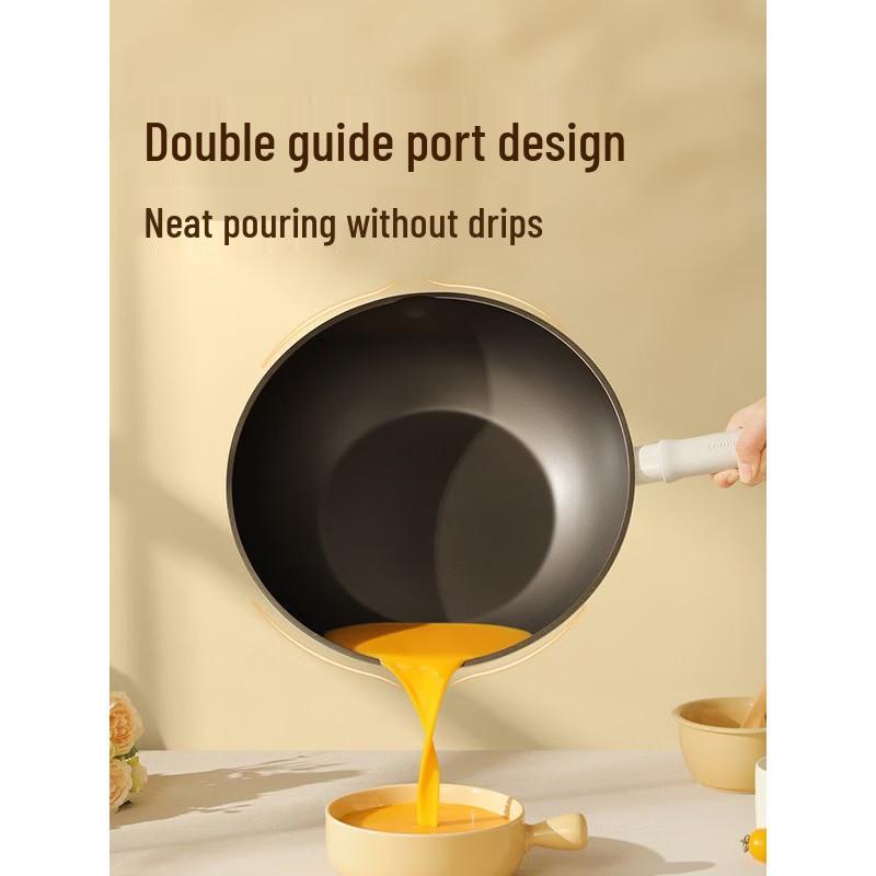 COOKER KING Titanium White Stir-fry Pan
