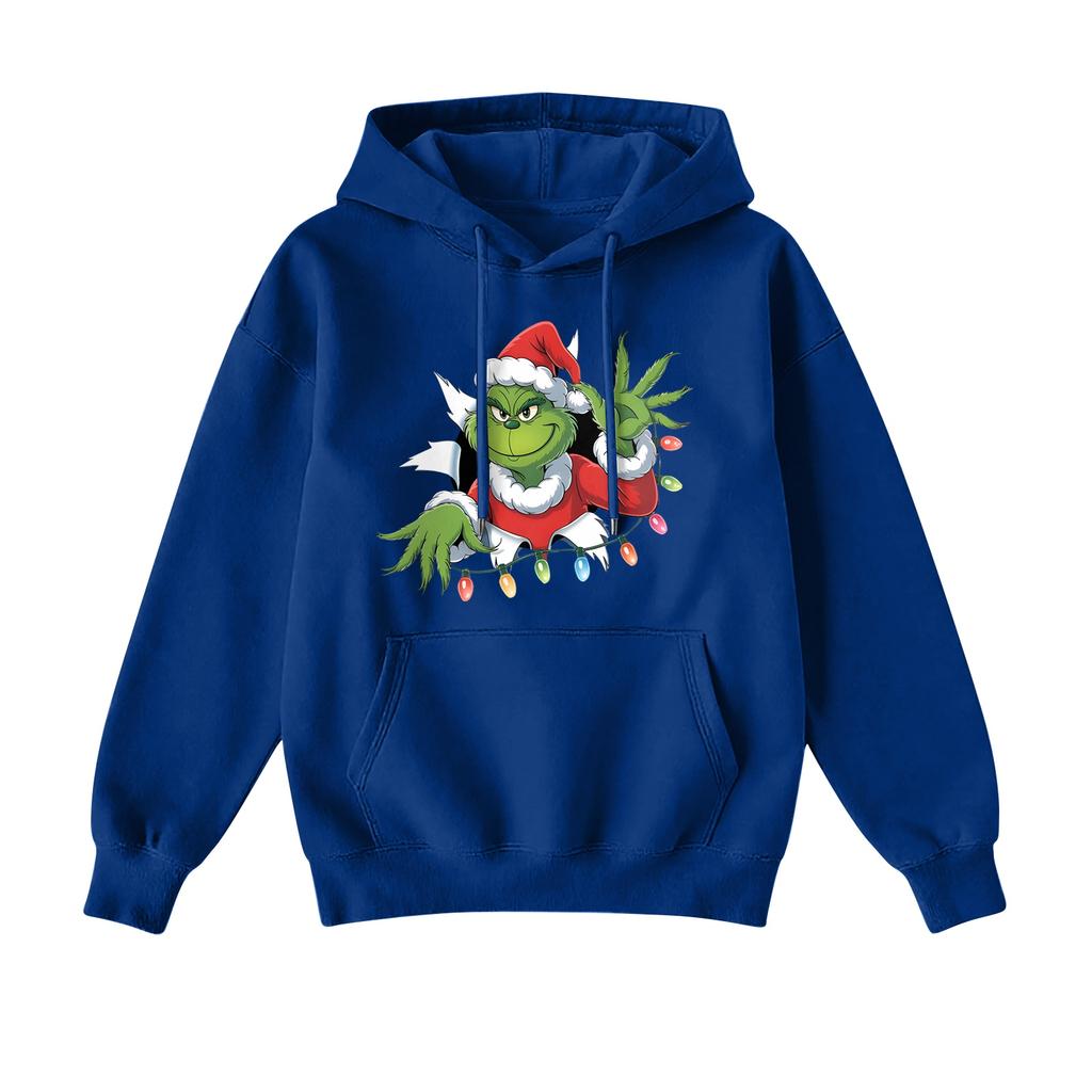 Women's Christmas  Hoodie Funny Cute Christmas Holiday Sweatshirt Pullover