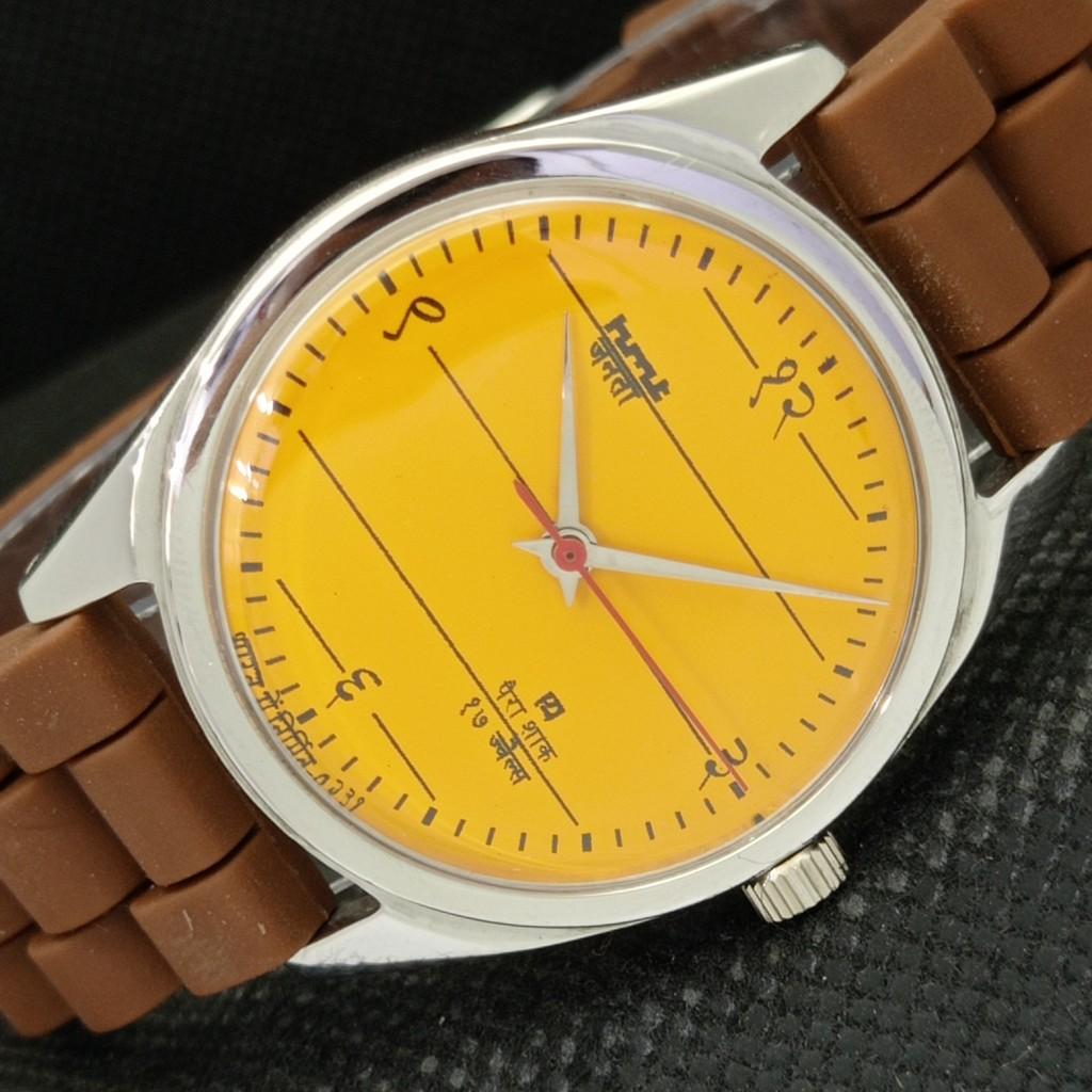 

OLD HMT JANATA ИНДИЙСКИЕ МУЖСКИЕ МЕХАНИЧЕСКИЕ ЧАСЫ a306714-1 Sku583d-a306714