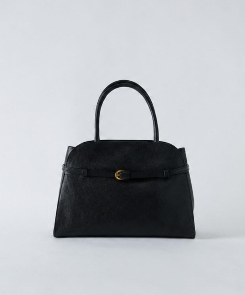 Ecoe E.C.O.E Heritage Buckle Bag - Midnight Black
