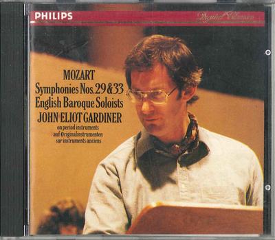 CD WOLFGANG AMADEUS MOZART, JOHN ELIOT - Symfonie 29 & 33 4127362 PHILIPS Japonsko Klasická Použité