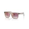 Детские солнцезащитные очки Ray-Ban Junior Justin - Прозрачно-серые/С красным зеркальным стеклом