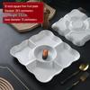 Windmill Five-Compartment Ceramic Dish - Ideal for Braised, Steamed, or Dumpling Dishes.