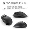 ELECOM Trackball Mouse, Index Finger, 8 Buttons, Tilt Function, Wireless, Black, M-DT1DRBK