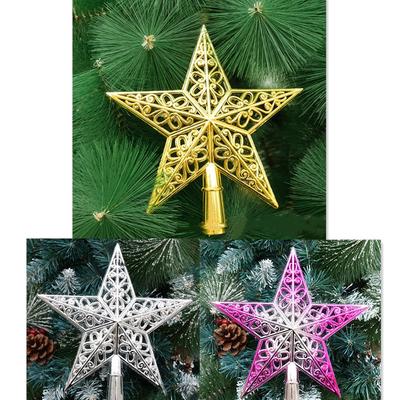 Weihnachtsbaumschmuck Weihnachtsbaumspitze Weihnachtsbaumspitze Fünfzackiger Stern Weihnachtsbaumspitze