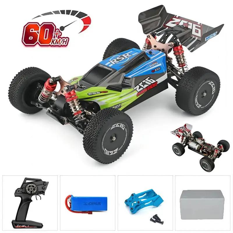 WLtoys 144010 75KM/H 2.4G RC Car Brushless 4WD Electric High Speed Off-Road Remote Control Drift Toys for Children Racing