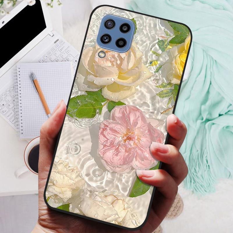 For Samsung M32 Case SM-M325F TPU Luxury Soft Fashion Silicone Phone Case For Samsung Galaxy M32 Coque Back Cover Fundas Shell