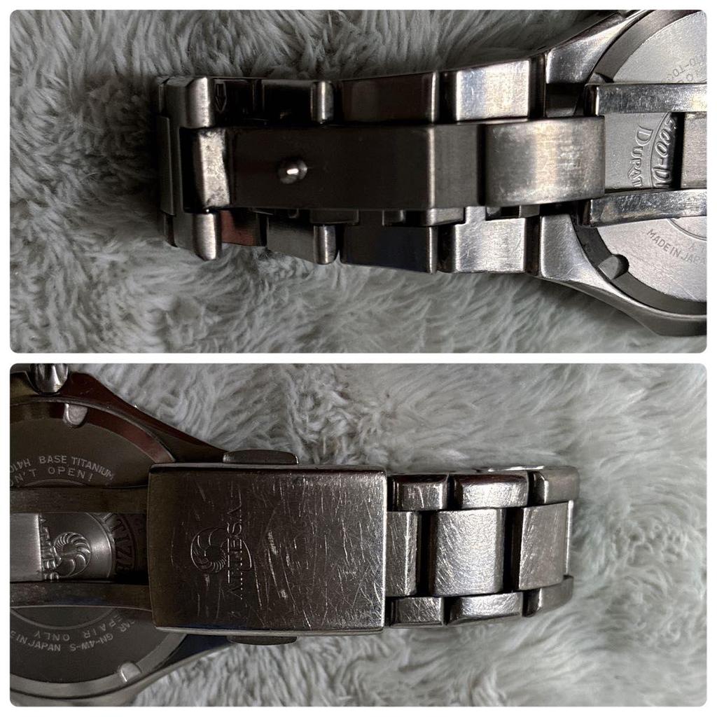 Used CITIZEN Citizen ATTESA H410 Titanium Radio Watch Eco Drive Duratect Waterproof Men's Working Item
