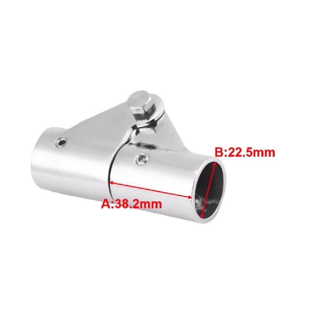 

22/25mm Marine Stainless Steel Folding Swivel Coupling Pipe Connector Boat Fitting Connector Yacht Accessories Latch 22.5MM