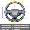 Hand Stitching Car Steering Wheel Cover Wrap For Toyota Alphard IV 2026 2026 2026 Braid On Steering-wheel Holder