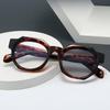 Luxury Design Photochromic Reading Glasses Fashion Polygon High Quality HD AntiBlue Light Color Cahnging Presbyopia  Eyeglasses