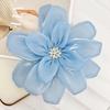 Rhinestone Floral Fabric Applique Multi-layer 3D Flower Flower Clothing Patch Satin Chiffon DIY Headdress Clothing Chest Flower
