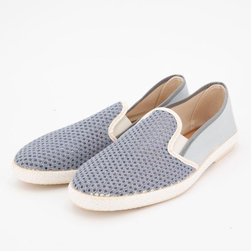 Men's Grey Crudo Slip-on Espadrilles SOUTHERN MOCCASSIN